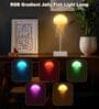 Jellyfish LED USB Rechargeable Touch Sensor & Voice Control with Remote Control & RGB Gradient Night Plug-in Lamp