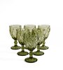Jeniffer Green 350 ml Glass (Set of 6) Wine Glass