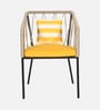 Jenko Metal Outdoor Bar Chair In Yelow Colour Jenko Metal Outdoor Bar Chair In Yelow Colour