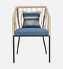 Jenko Metal Outdoor Bar Chair In Blue Colour Jenko Metal Outdoor Bar Chair In Blue Colour