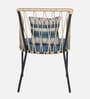 Jenko Metal Outdoor Bar Chair In Blue Colour Jenko Metal Outdoor Bar Chair In Blue Colour