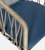 Jenko Metal Outdoor Bar Chair In Blue Colour Jenko Metal Outdoor Bar Chair In Blue Colour
