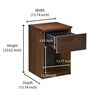 Jenna Nightstand in Brown Colour