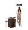 Jenna Nightstand in Brown Colour