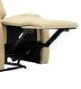 Jennifer Leatherette 1 Seater Manual Recliner In Cream Color