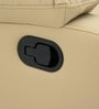 Jennifer Leatherette 1 Seater Manual Recliner In Cream Color