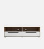 Jerry TV Unit In Leon Teak & White Finish