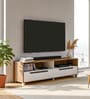Jerry TV Unit In Leon Teak & White Finish