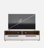 Jerry TV Unit In Leon Teak & White Finish