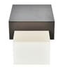 Jersey Coffee Table in White & Brown Colour