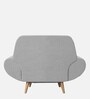 Jessy Fabric 1 Seater Sofa in Almond Beige Colour