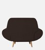 Jessy Fabric 1 Seater Sofa in Caramel Brown Colour
