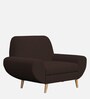 Jessy Fabric 1 Seater Sofa in Caramel Brown Colour