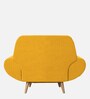 Jessy Fabric 1 Seater Sofa in Corn Yellow Colour