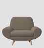 Jessy Fabric 1 Seater Sofa in Hazel Beige Colour