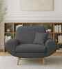 Jessy Fabric 1 Seater Sofa in Stone Grey Colour
