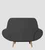 Jessy Fabric 1 Seater Sofa in Stone Grey Colour