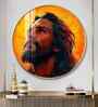 Jesus Christ Blessing Acrylic Round Wall Art