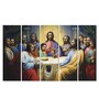 Jesus The Last Supper MDF Art Panel Set of 5