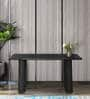 HomeTown Jett Console Table In Concrete Black Colour By HT Interiors