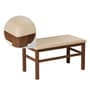 Jewel 4 Seater Dining Set in Walnut Finish with Bench