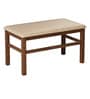 Jewel 4 Seater Dining Set in Walnut Finish with Bench