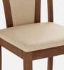 Jewel 4 Seater Dining Set in Walnut Finish
