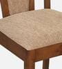 Jewel 6 Seater Dining Set in Walnut Finish