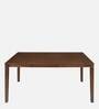 Jewel 6 Seater Dining Set in Walnut Finish