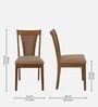 Jewel 6 Seater Dining Set in Walnut Finish with Bench