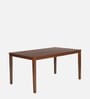 Jewel 6 Seater Dining Set in Walnut Finish with Bench
