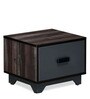 Jewel Bedside Table in Smoke Ash Finish