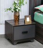 Jewel Bedside Table in Smoke Ash Finish