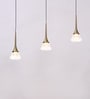 Benevento Brass Aluminium LED Ceiling Lights