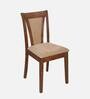 Jewel Solid Wood Dining Chair In Walnut Colour Set Of 2