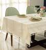 Jhaalar Embroidered Cotton Table cover ( 6 Seater  )