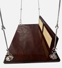 Jhali Solid Wood Swing in Brown Colour