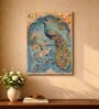 Jharokha Peacock Stretched Canvas Painting