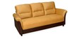 Jithiya 3 Seater Sofa in Caramel & Brown Colour
