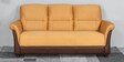 Jithiya 3 Seater Sofa in Caramel & Brown Colour