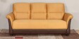 Jithiya 3 Seater Sofa in Caramel & Brown Colour