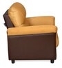 Jithiya 1 Seater sofa in Caramel & Brown Colour
