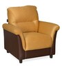 Jithiya 1 Seater sofa in Caramel & Brown Colour