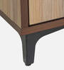 Jilly Coffee Table In Brown Teak Finish & Drawers