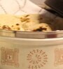 White Stainless Steel Airtight Printed Casserole