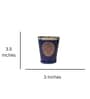 Blue Stainless Steel Bucket 300 ml Printed (Set of 6) Everyday Glasses