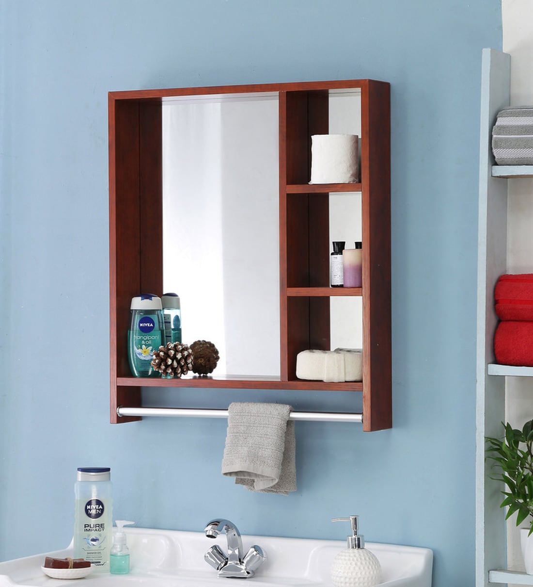 Buy JJ Sanitaryware Aluminium Red Sandalwood Bathroom (Model