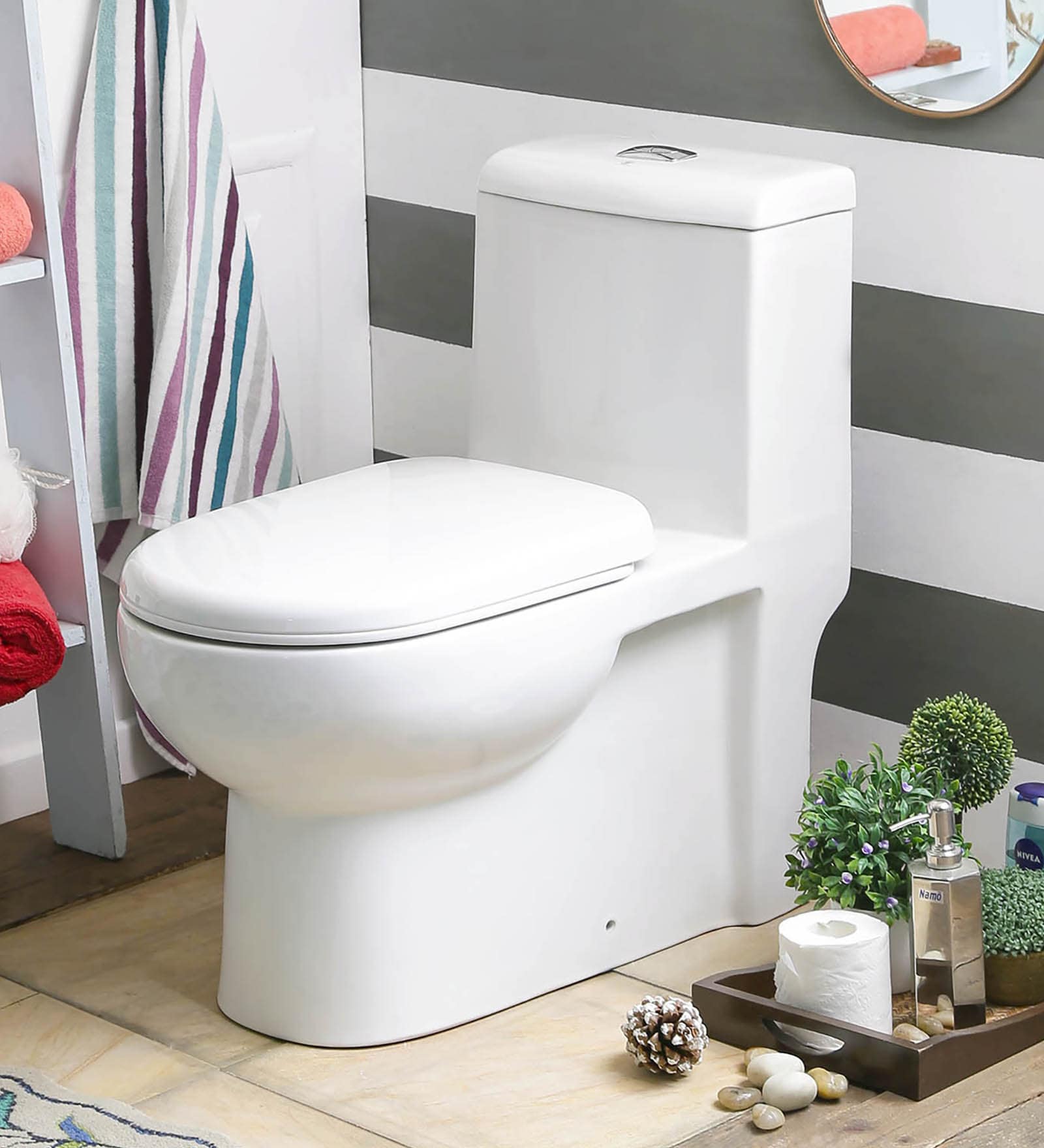 JJ Sanitaryware Alfonso 200 mm White Ceramic Water Closet