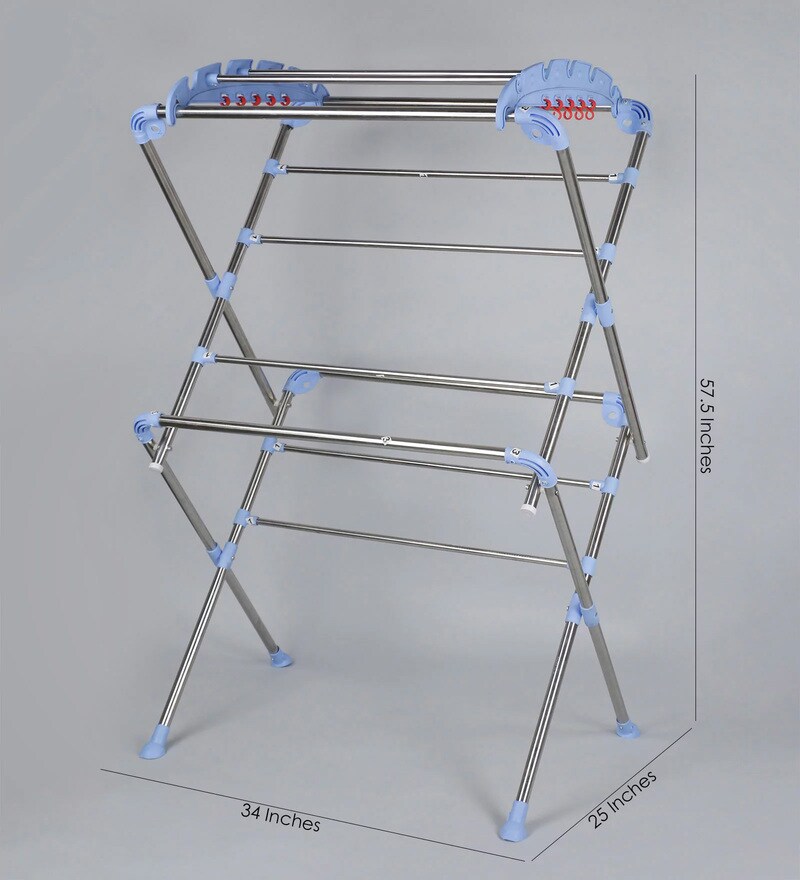 Buy JJ Sanitaryware Stainless Steel Cloth Dryer Stand( CDS21) Online