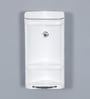 Plastic Corner Bathroom Shelf In White (L: 7, W: 5.5, H: 15 Inches)